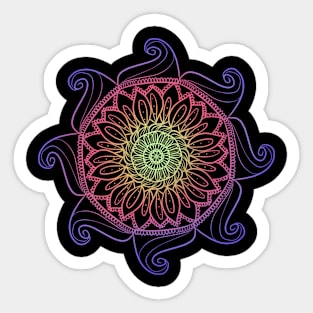 Labour mandala Sticker